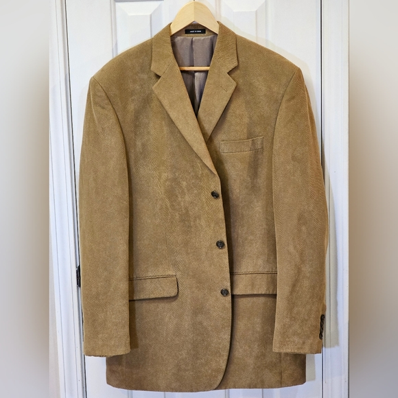Calvin Klein Tan Sport Coat Size 42L - Picture 1 of 6
